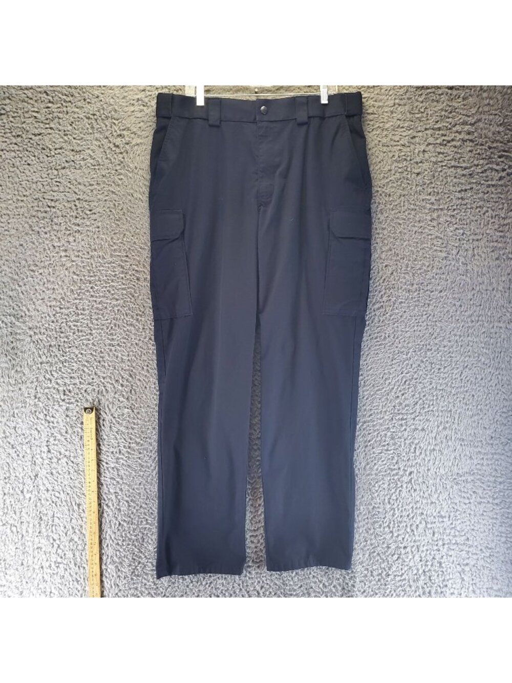 5.11 Tactical Pants Mens 38x34 Navy Blue Cargo Pocket Ripstop Workwear *Read*